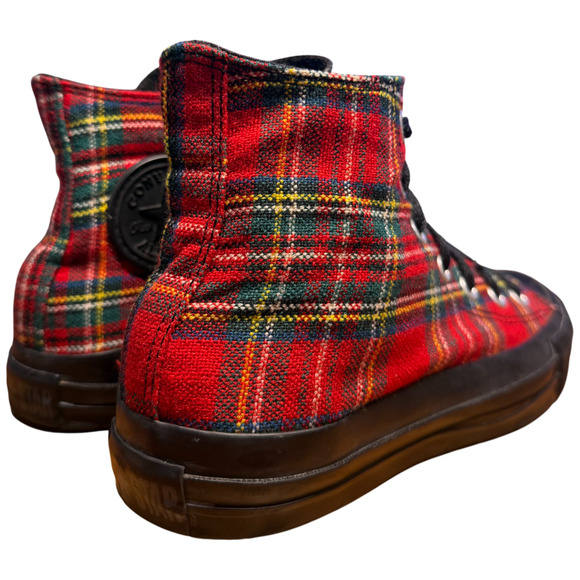 Converse Chuck Taylor All Star W7/M5 Tartan Plaid Tartan Plaid Xmas Sneakers - Picture 8 of 16